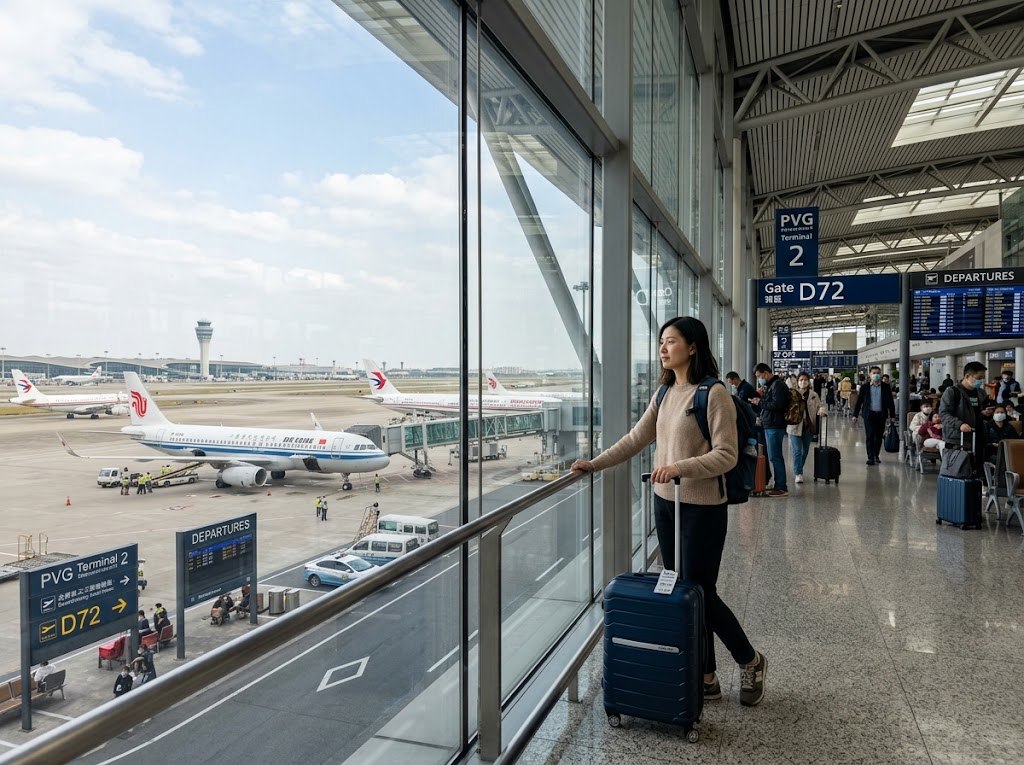Departure from Shanghai — private airport transfer