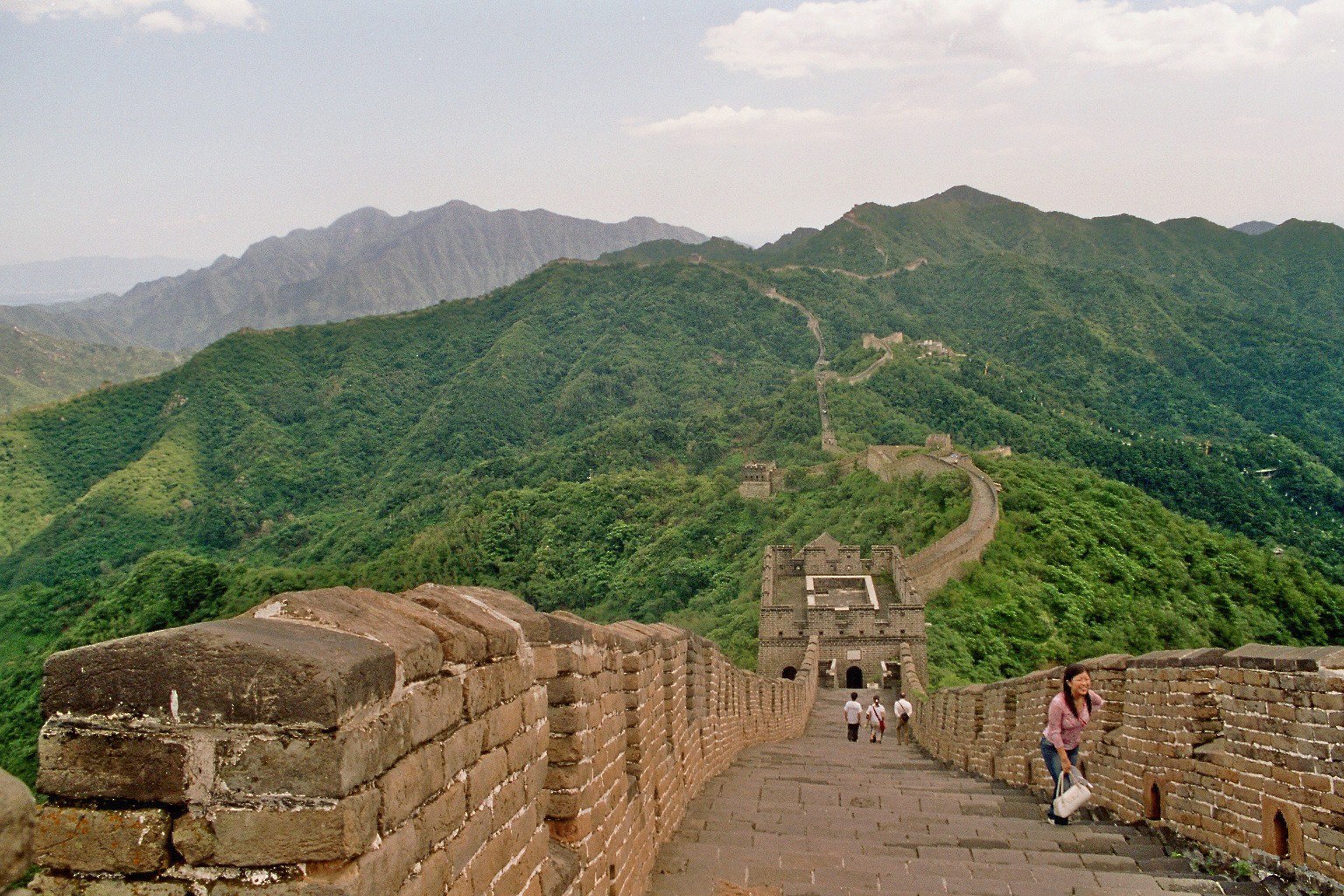 The Great Wall at Mutianyu, near Beijing